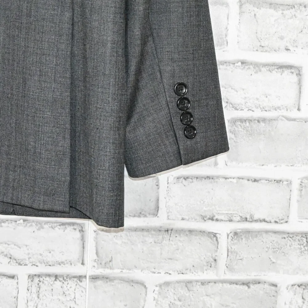 J.Crew Ludlow Blazer Jacket Gray tollegno 1900 Italian Worsted wool 38R
